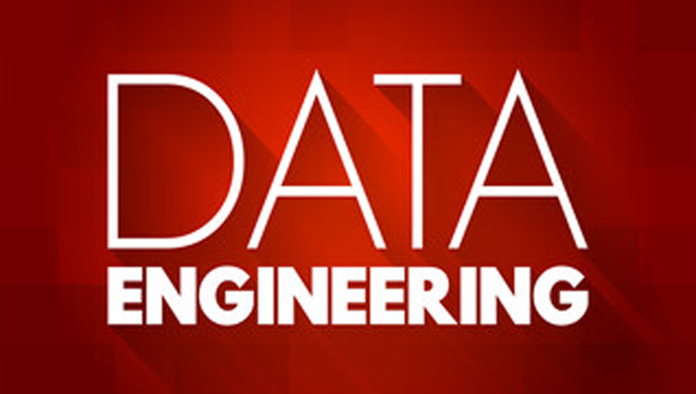Data Engineering concept banner representing data pipelines, processing, and analytics infrastructure.
