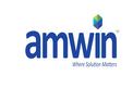 Amwin logo with a blue wordmark and a green leaf-like emblem above the letter ‘i’.