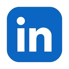 LinkedIn social media platform icon for professional networking and business growth.