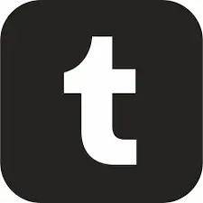 Tumblr social media platform icon for blogging, content sharing, and digital marketing.